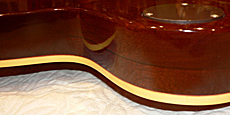 70s Gibson Les Paul / Body Back Pan Cake